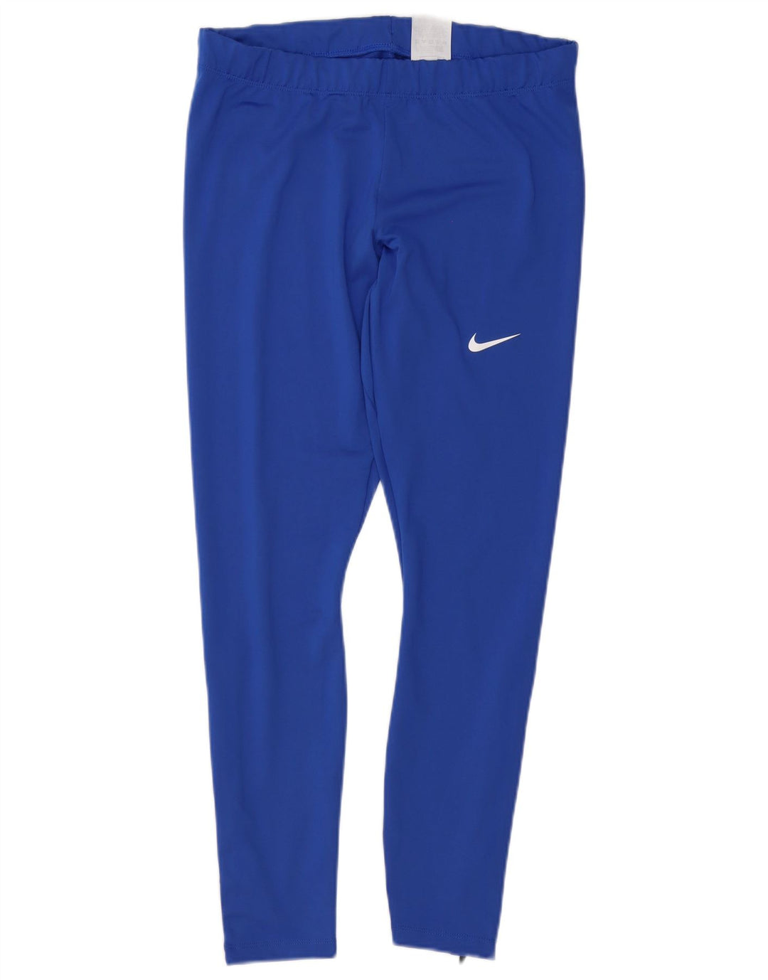 Nike Ženske Dri Fit Leggings UK 14 Large Blue Polyester