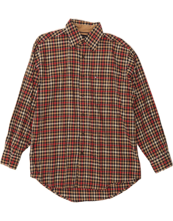 TOMMY HILFIGER Mens Shirt Medium Multicoloured Check Cotton
