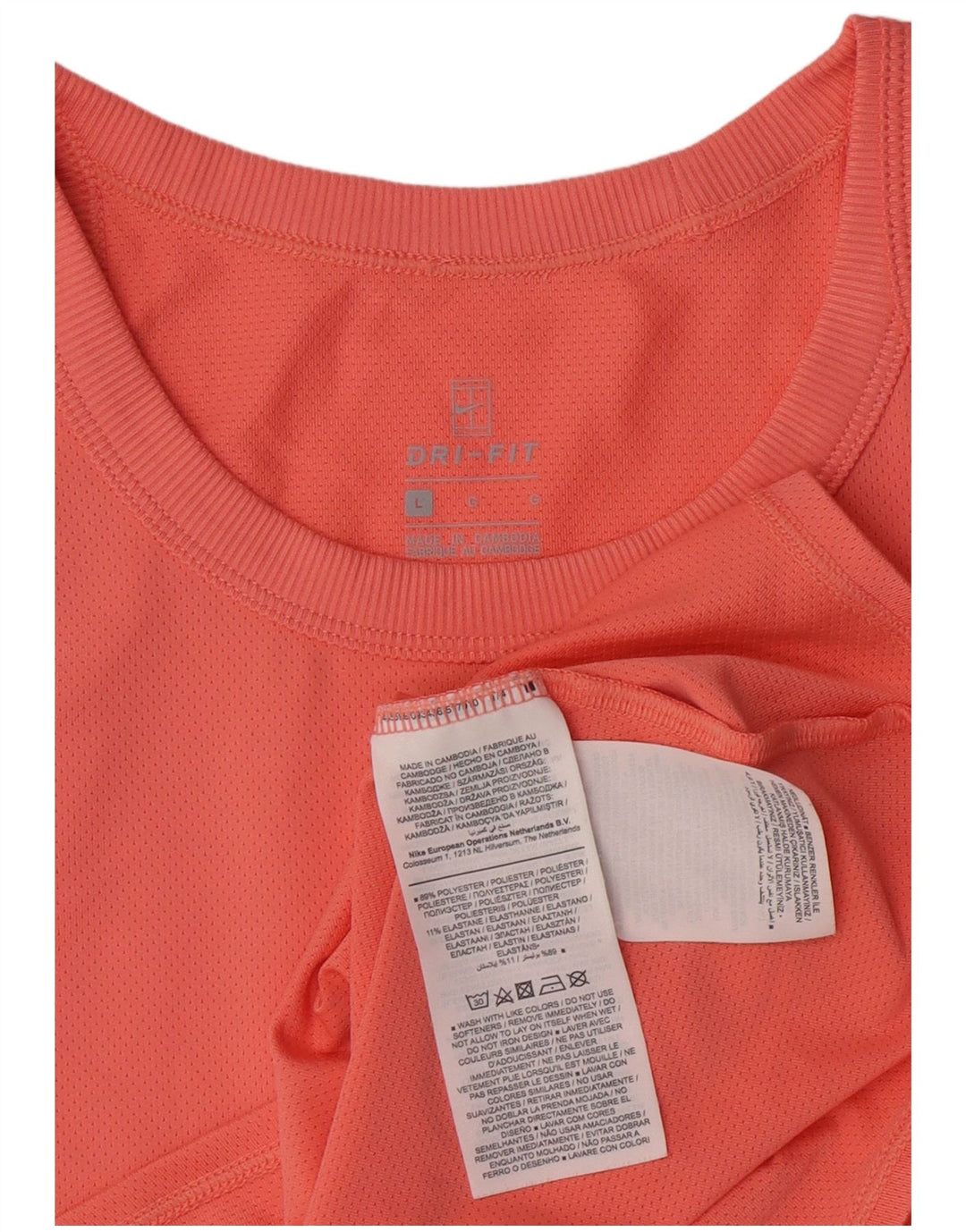 Nike Ženski Dri Fit Vest Top UK 14 Large Pink Poliester