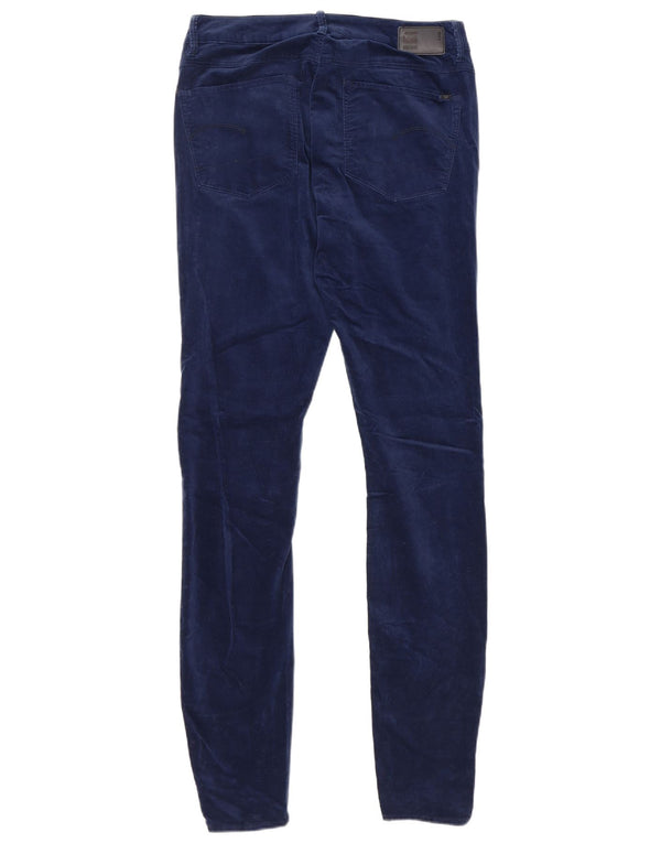 G-STAR ženske 3301 uske ležerne hlače srednjeg rasta W30 L34 tamnoplave