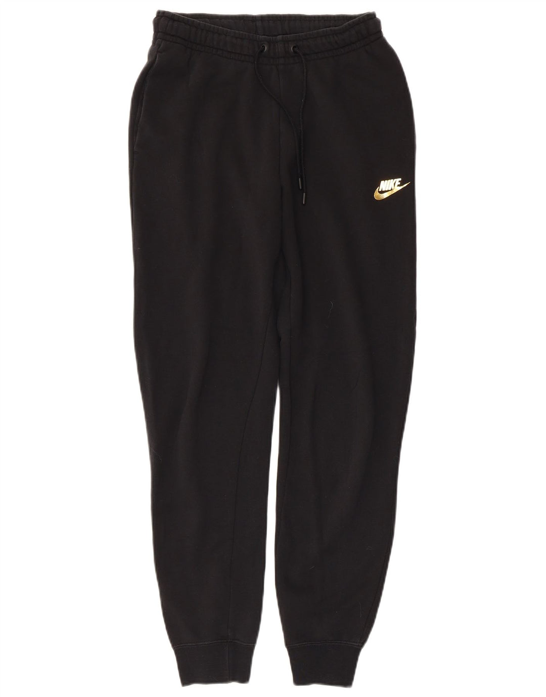 NIKE Ženska trenirka Hlače Joggers UK 6 XS crni pamuk