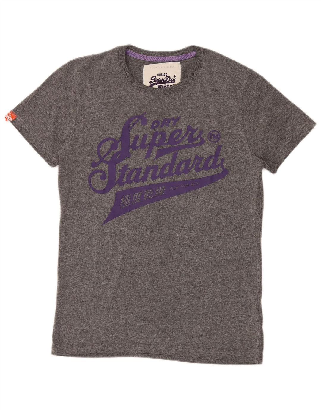 Superdry muška grafička majica kratkih rukava srednje sivi pamuk