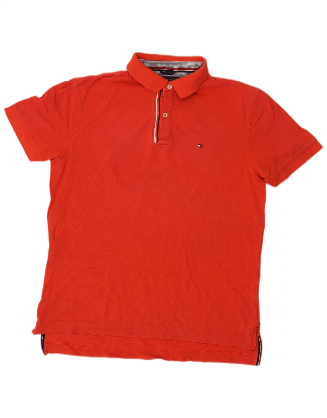 Tommy Hilfiger muška polo majica klasičnog kroja srednje crvene boje