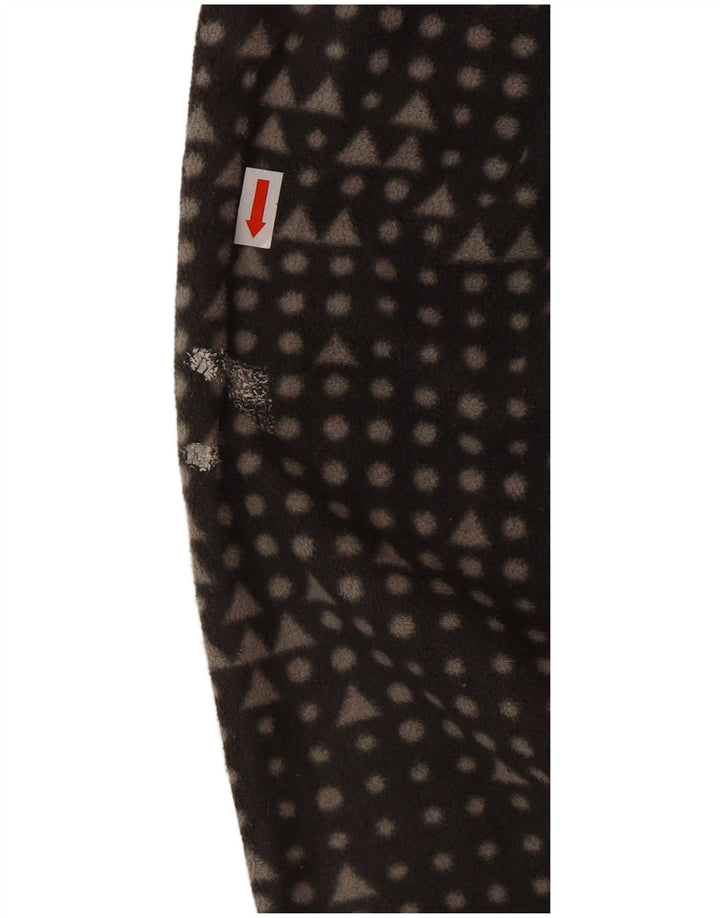 Eddie Bauer ženska flis jakna UK 14 srednje siva geometrijski poliester