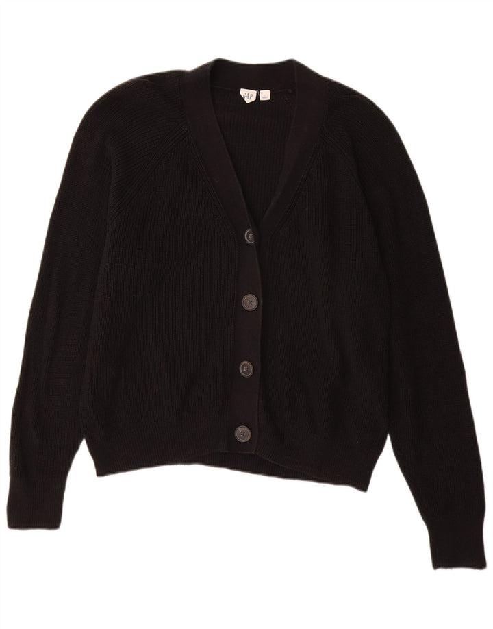 Gap ženski kardigan pulover UK 16 Veliki crni pamuk