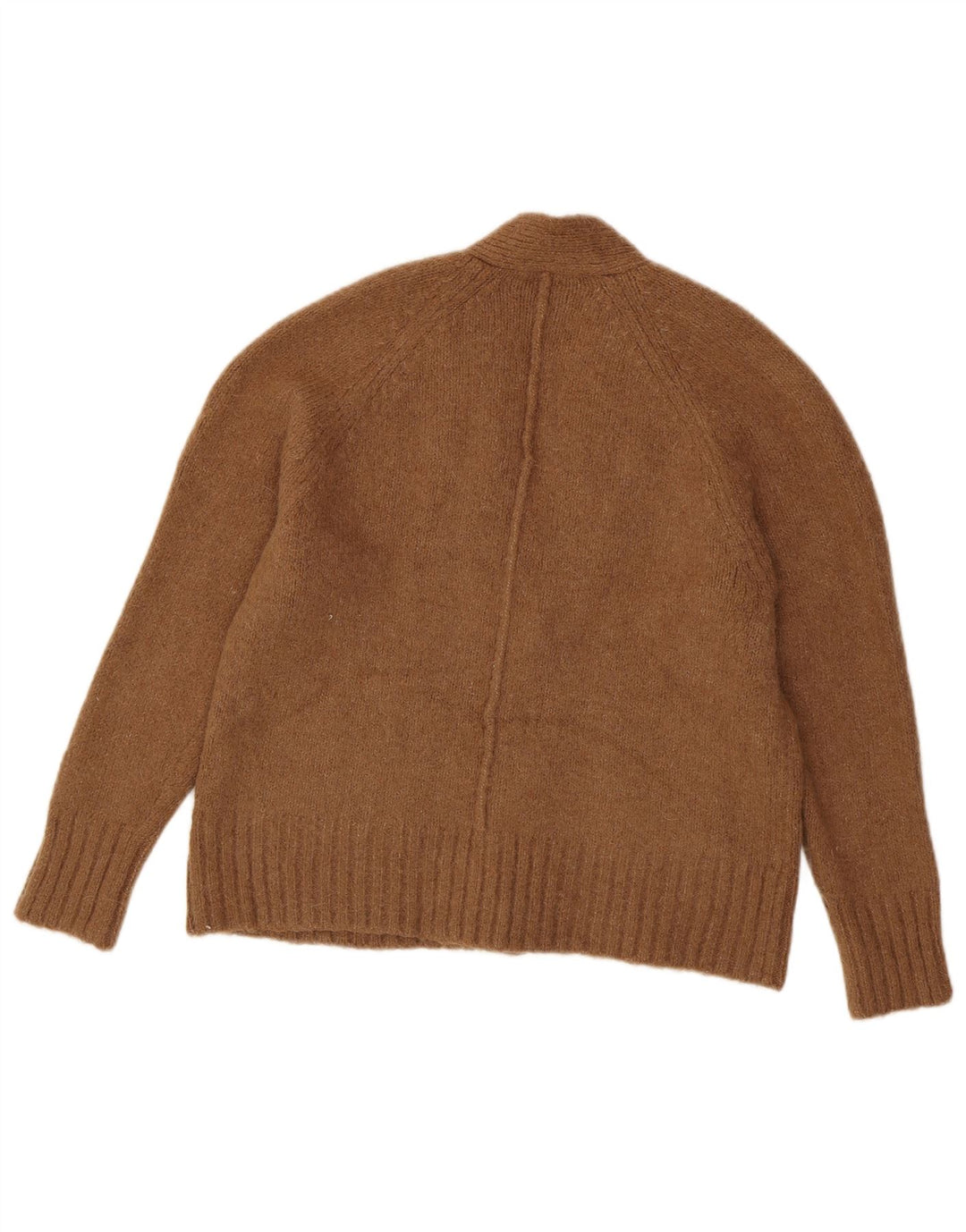 ZARA ženski prekomjerni džemper UK 10 Small Brown