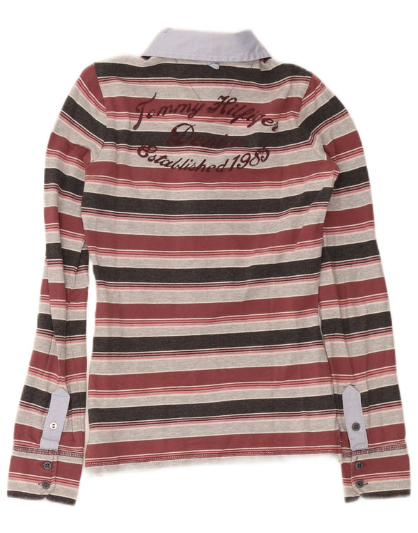 Tommy Hilfiger Ženska Graphic Rugby Polo Majica UK 6 XS Višebojna