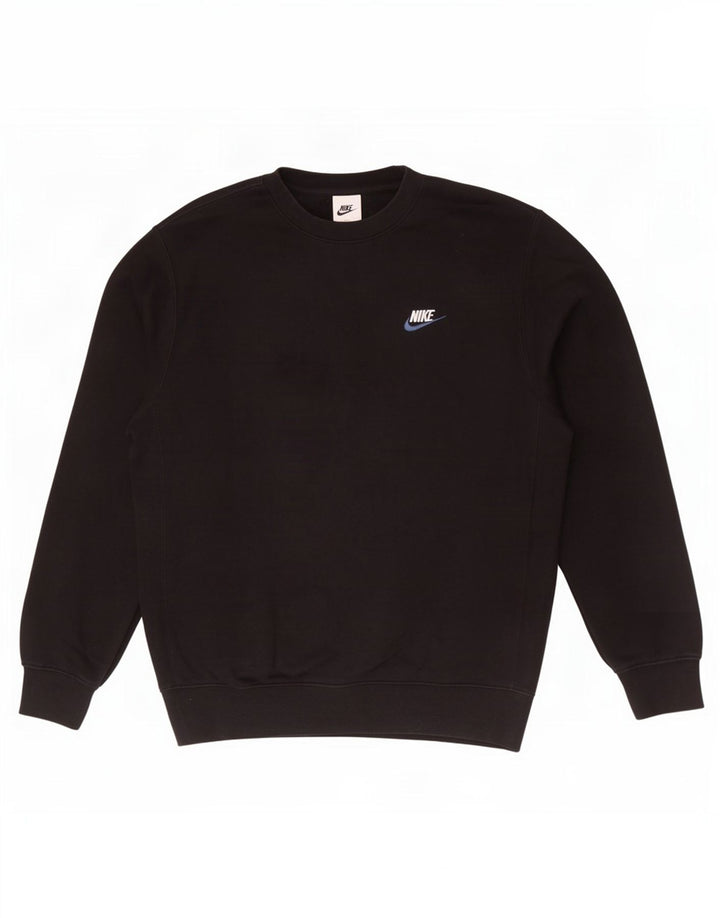 Nike muška majica srednje veličine, crni pamuk