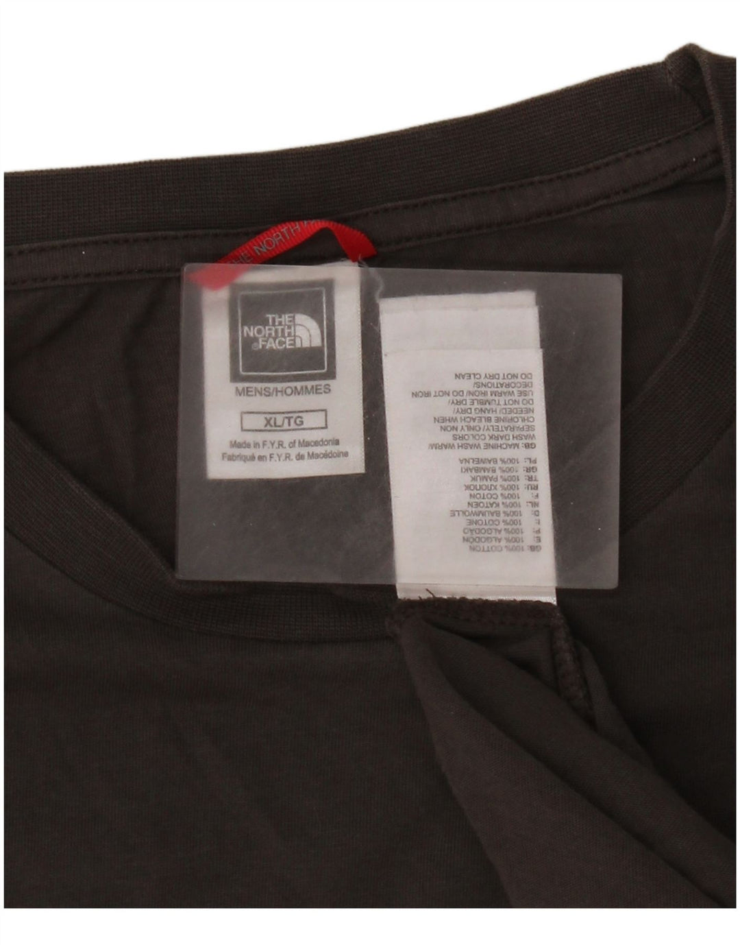 The North Face muška majica dugih rukava XL Graphic, sivi pamuk