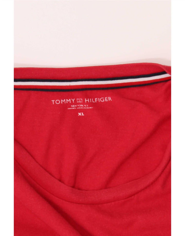 Tommy Hilfiger Muška majica kratkih rukava s grafičkim motivima XL crvena
