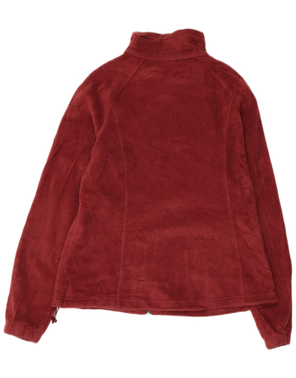 COLUMBIA Ženska jakna od flisa UK 18 XL Bordo poliester