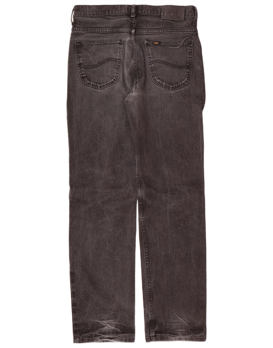LEE Mens Brooklyn Straight Jeans W34 L33 Sivi pamuk