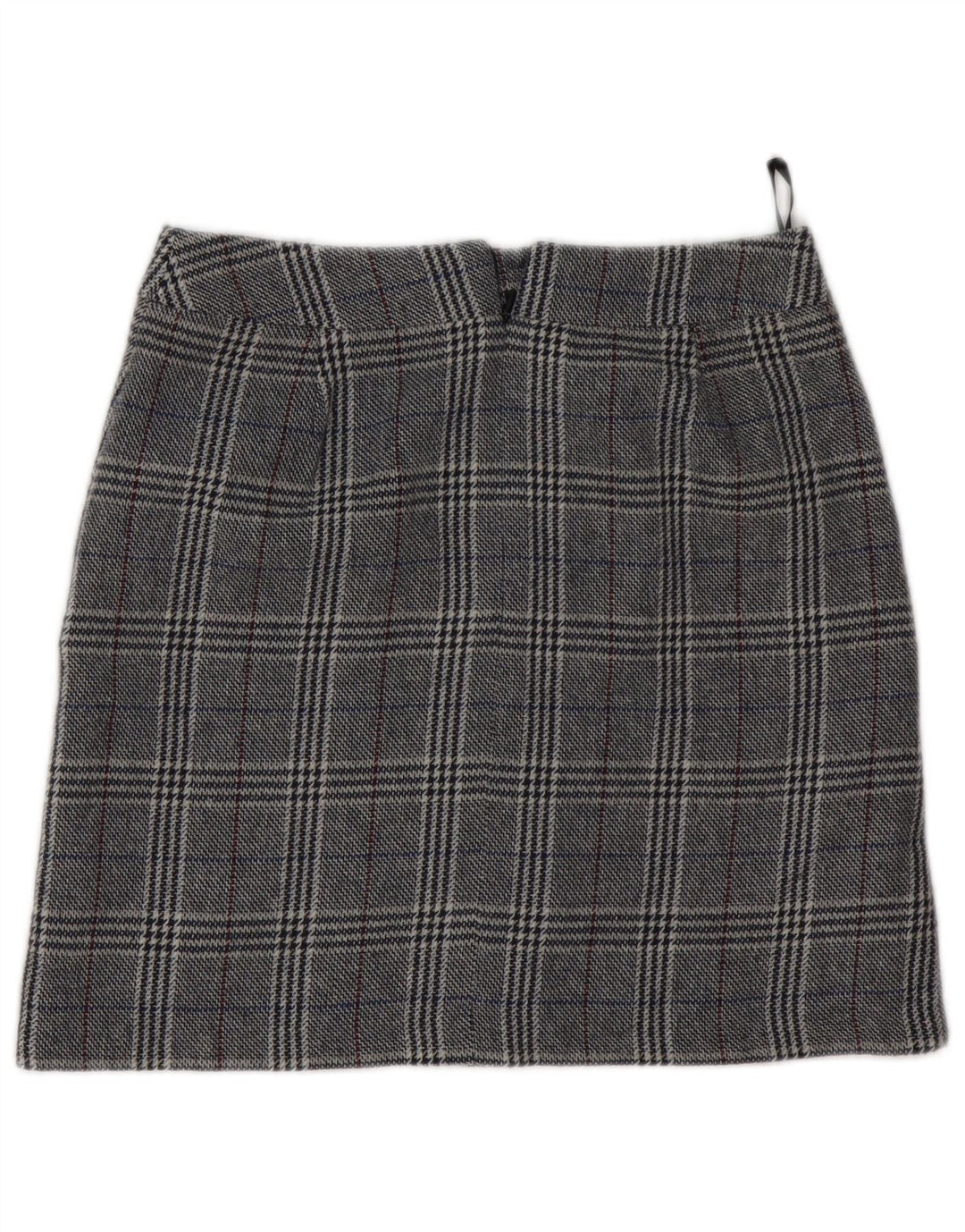 Marks & Spencer ženska mini suknja UK 8 mala W28 siva akrilna houndstooth