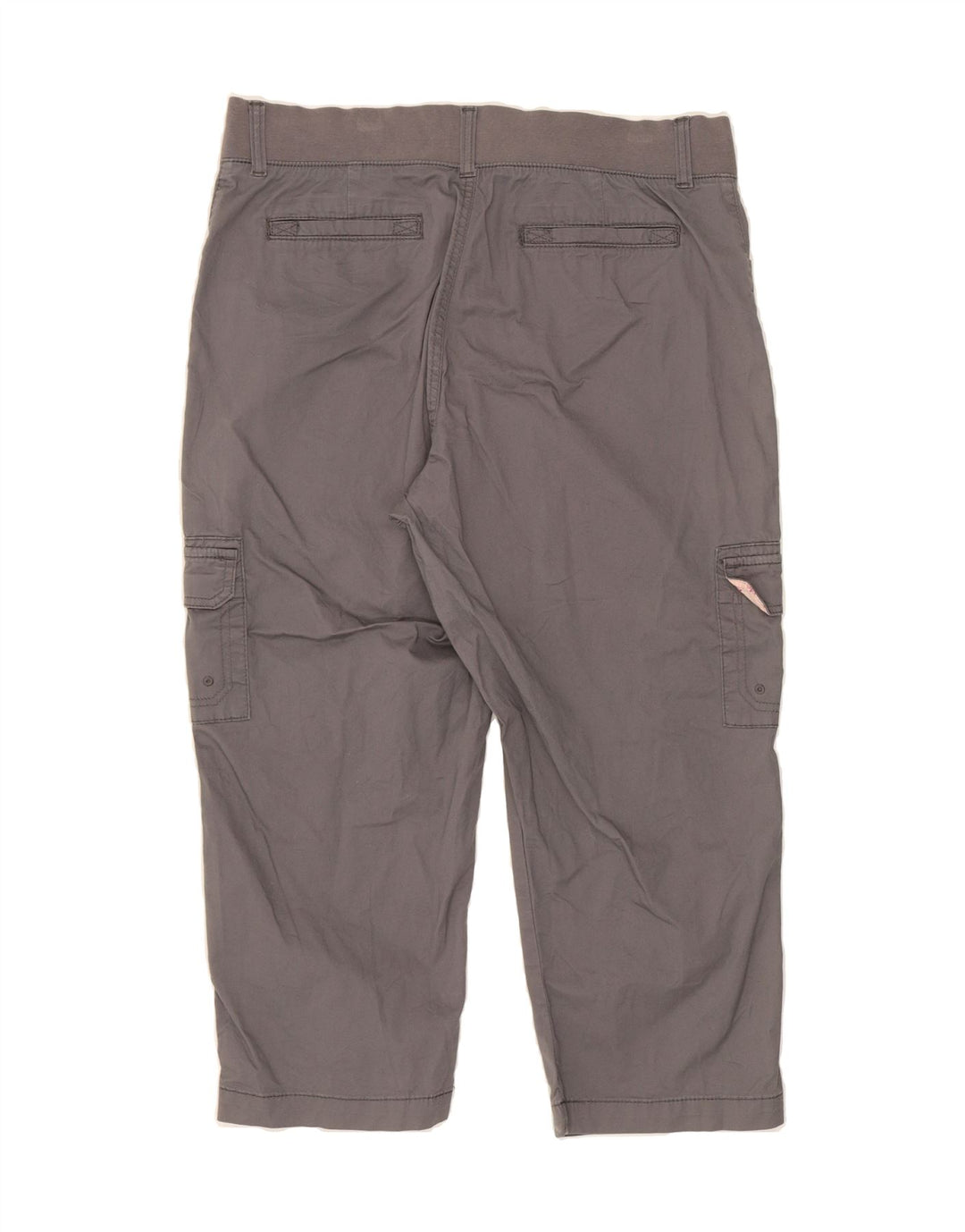 LEE Womens Relaxed Fit Capri Cargo Trousers  W34 L22 Grey Vintage Lee and Second-Hand Lee from Messina Hembry 