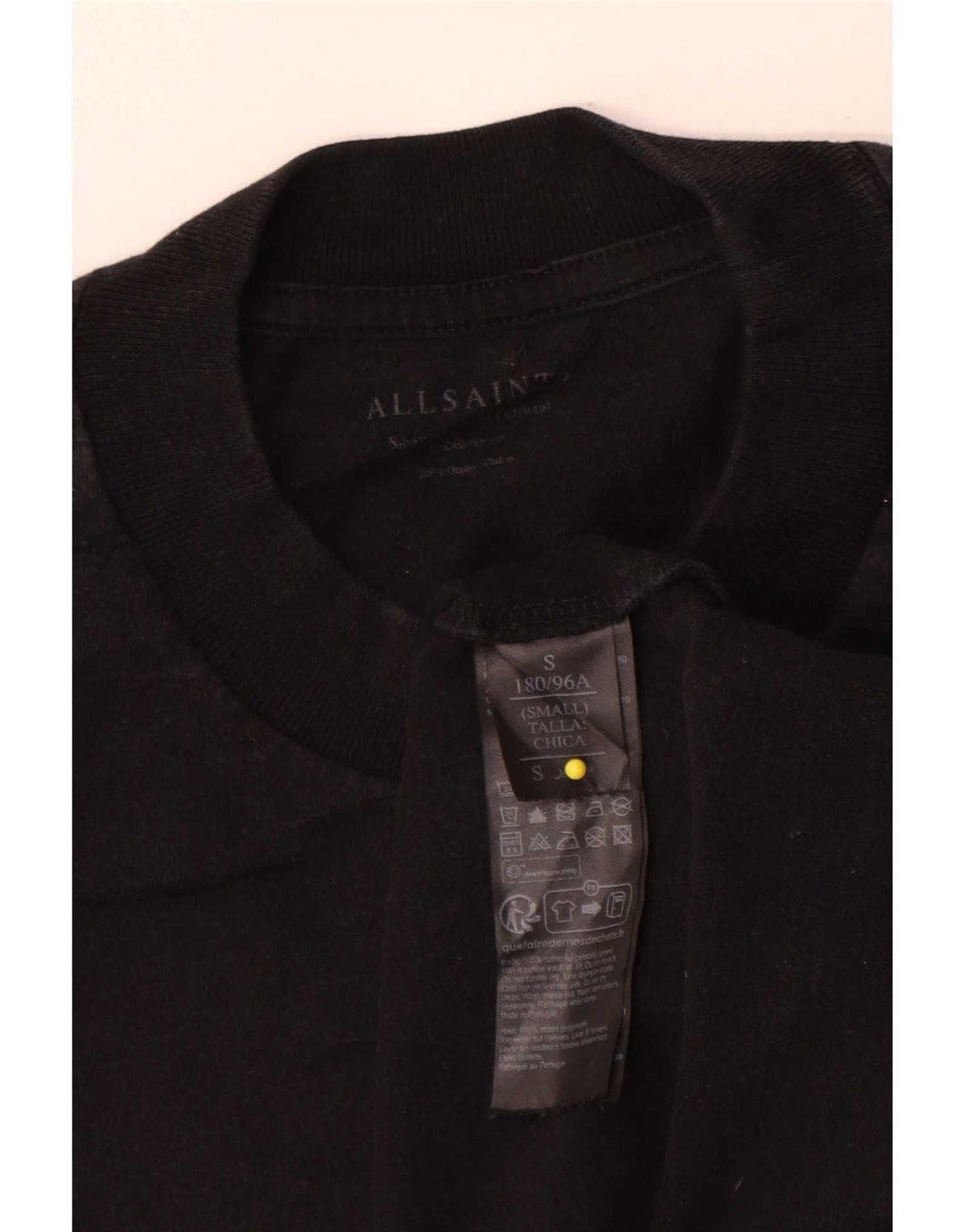 Mali crni pamuk, muška majica s grafičkim motivima All Saints