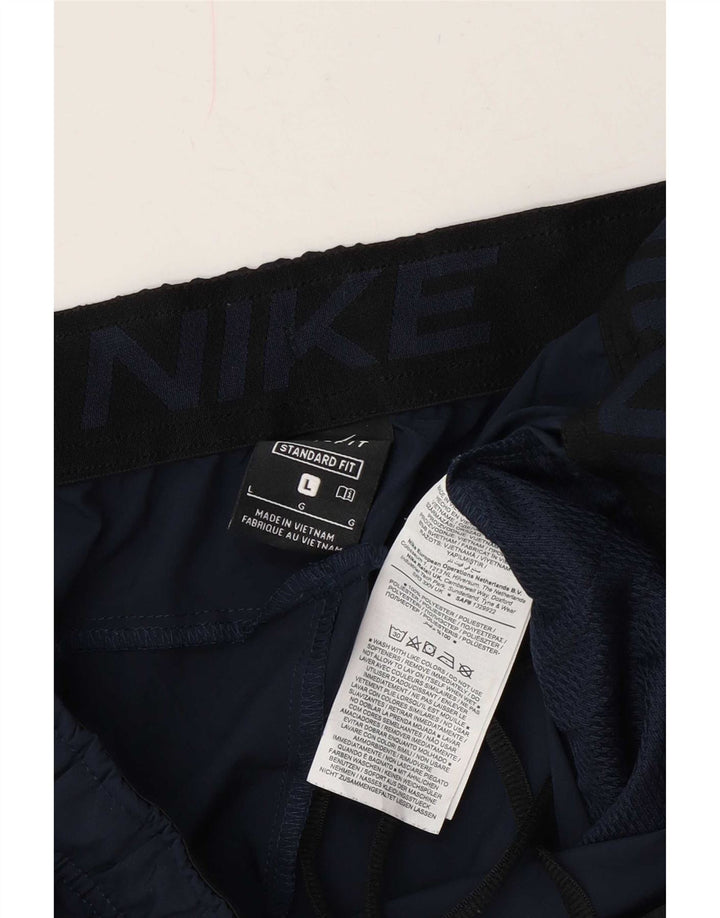 Nike muške Dri Fit standardne sportske kratke hlače velike tamnoplave poliesterske boje