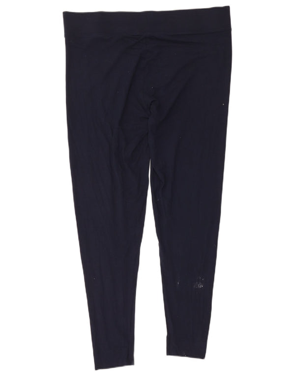 Marks & Spencer ženske tajice UK 18 XL tamnoplava viskoza