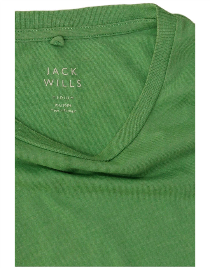 Jack Wills Muška majica kratkih rukava Srednje zeleni pamuk