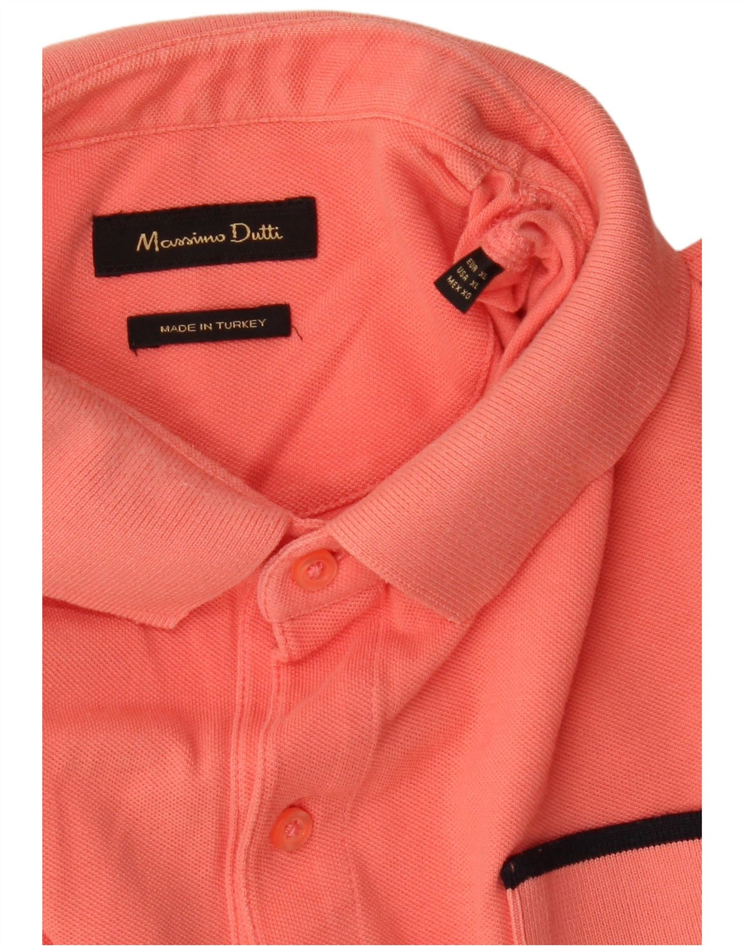 MASSIMO DUTTI Muška uska polo majica XL narančasta