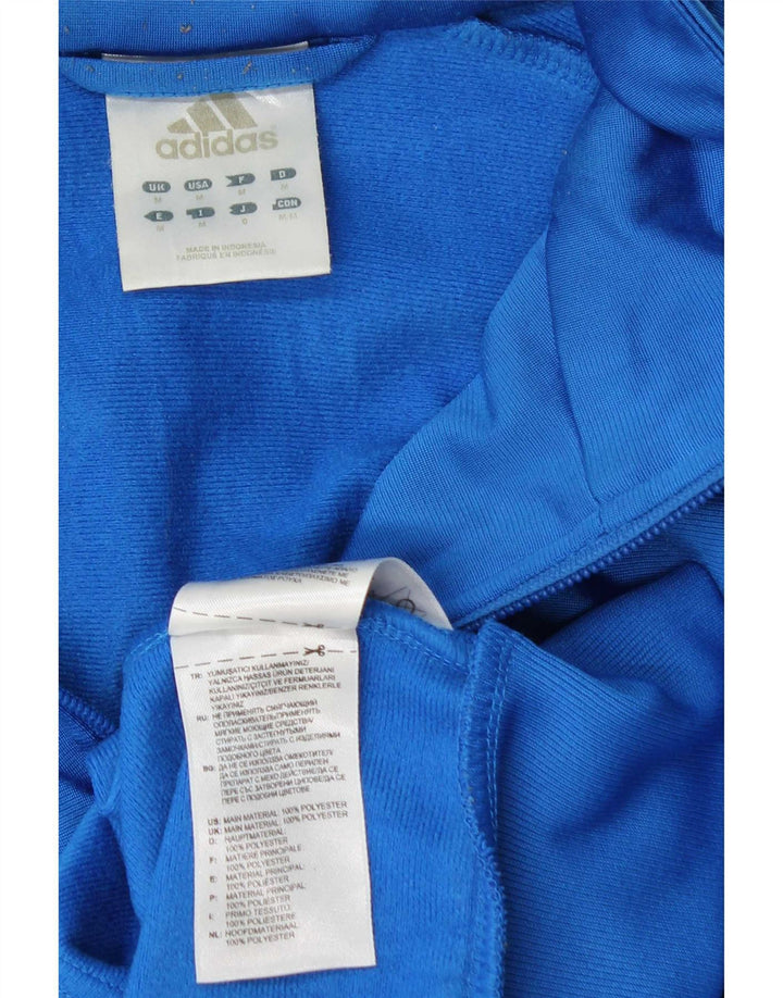Adidas muška trenirka gornja jakna srednje plave boje od poliestera