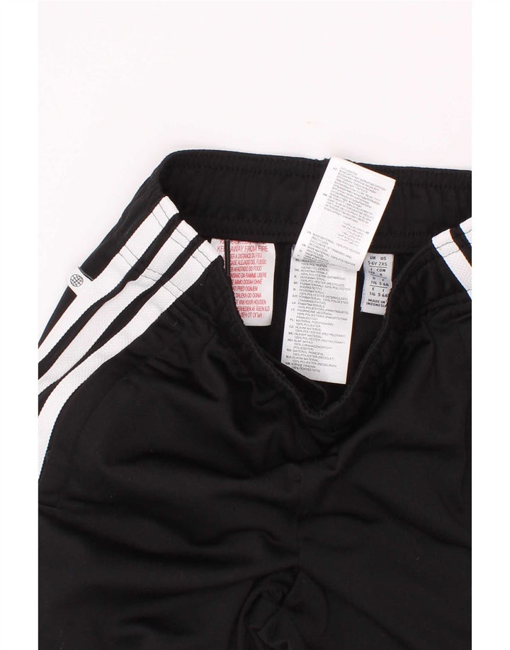 Adidas trenirka za dječake, hlače za trčanje, 5-6 godina, crni poliester