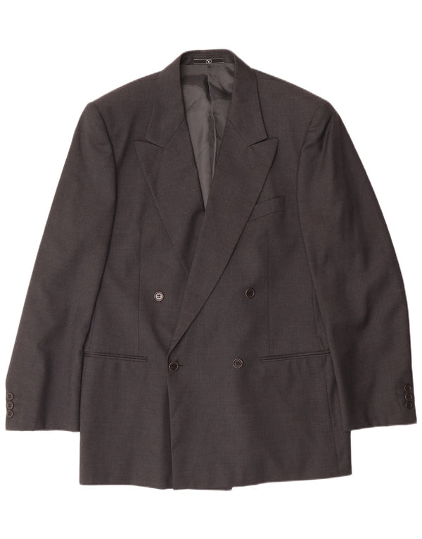 VALENTINO Muško dvodijelno odijelo s dvorednim kopčanjem IT 50 Large W34 L30 Siva