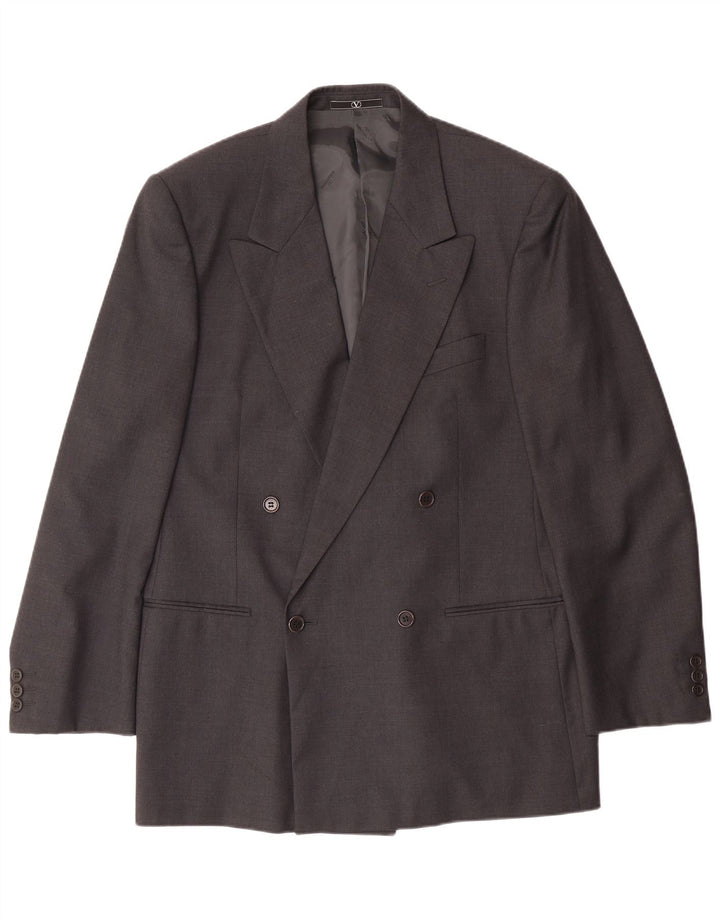 VALENTINO Muško dvodijelno odijelo s dvorednim kopčanjem IT 50 Large W34 L30 Siva