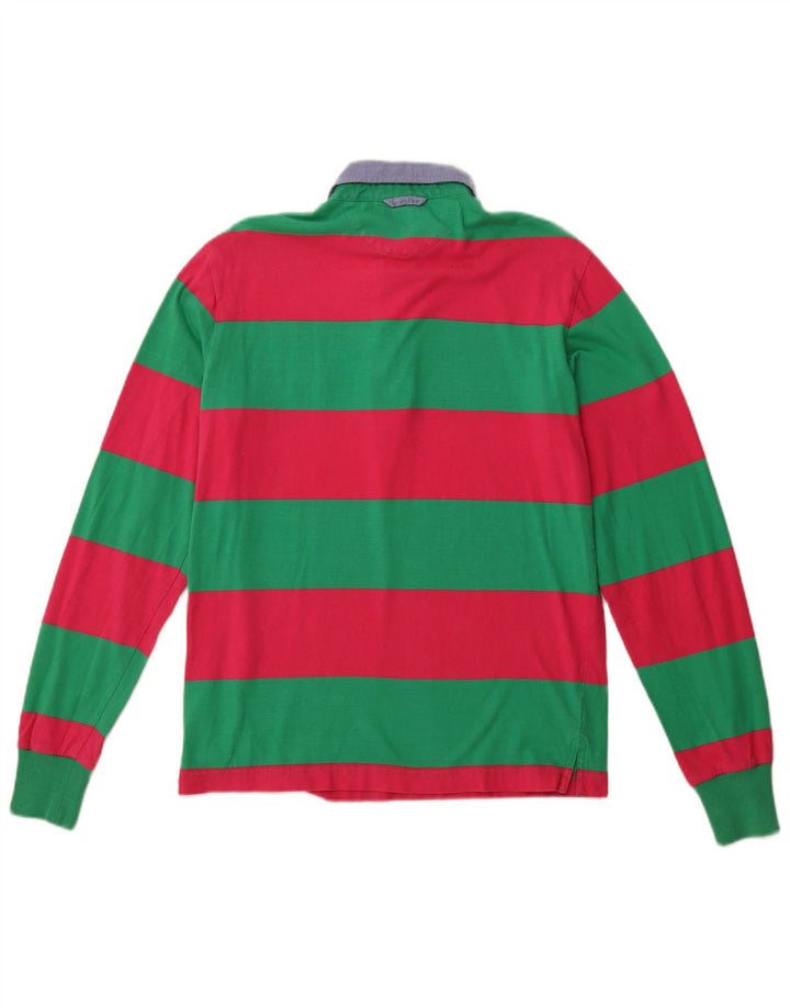 Gant muška ragbi polo majica dugih rukava, pamuk srednje zelene pruge