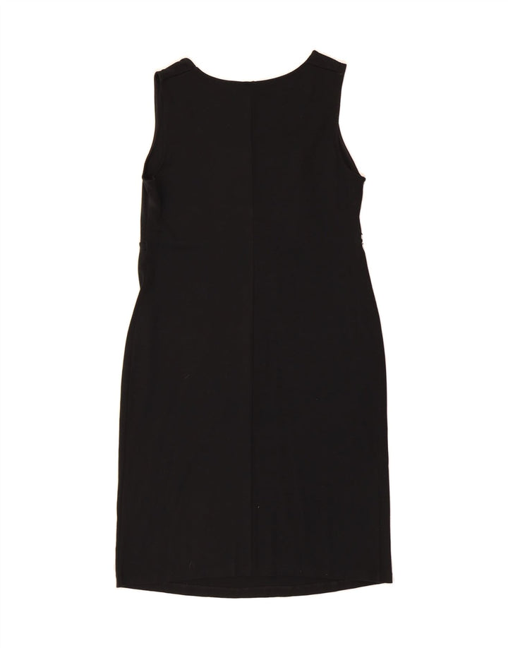BENETTON Womens Sleeveless Sheath Dress UK 12 Medium Black Vintage Benetton and Second-Hand Benetton from Messina Hembry 