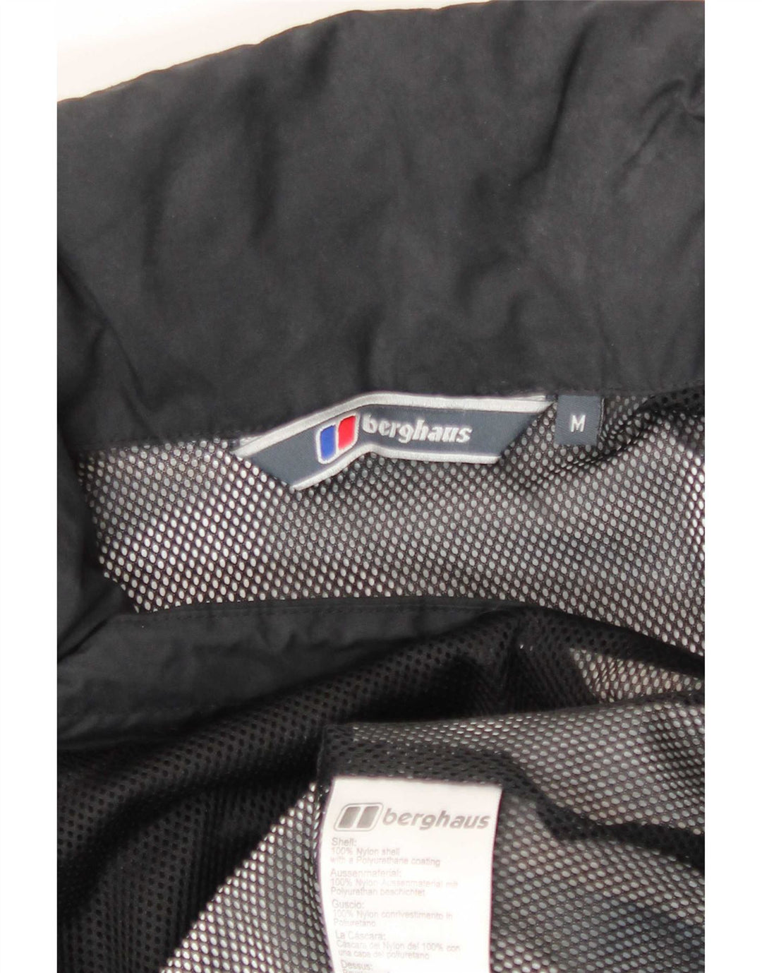Berghaus muška kišna jakna s kapuljačom UK 38 Srednji crni najlon