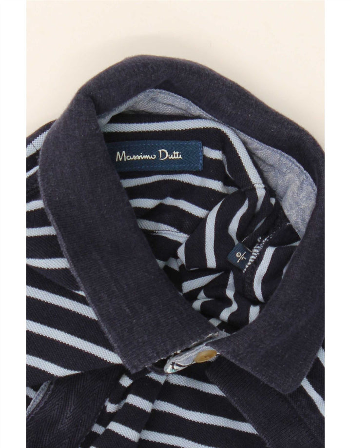 Massimo Dutti muška polo majica velika tamnoplava na pruge