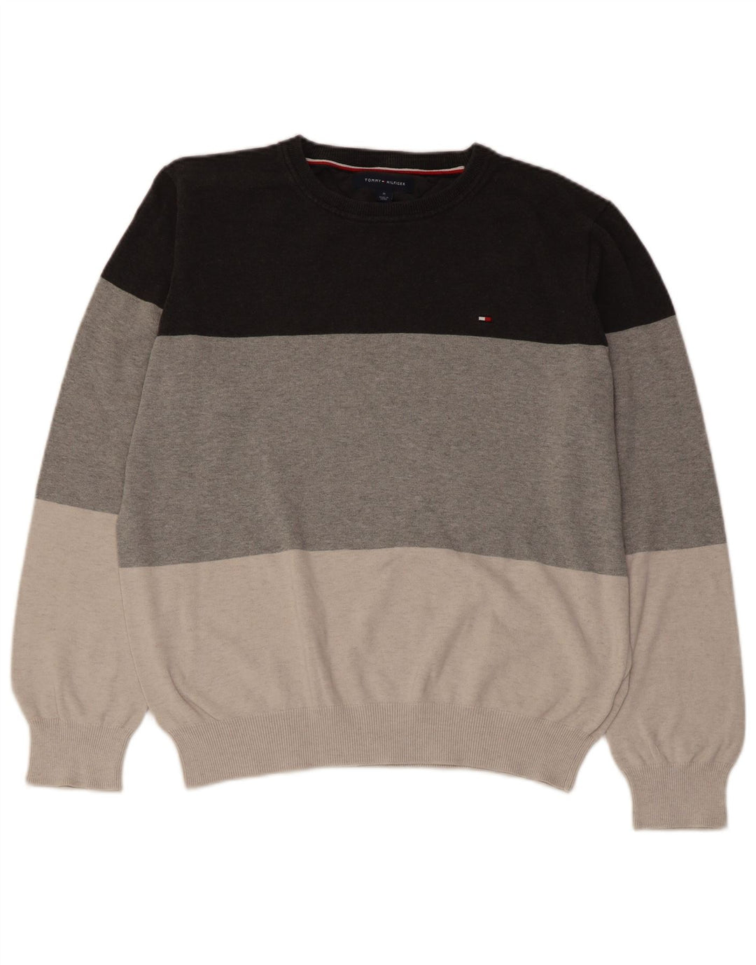 TOMMY HILFIGER Muški džemper s okruglim izrezom Srednji višebojni