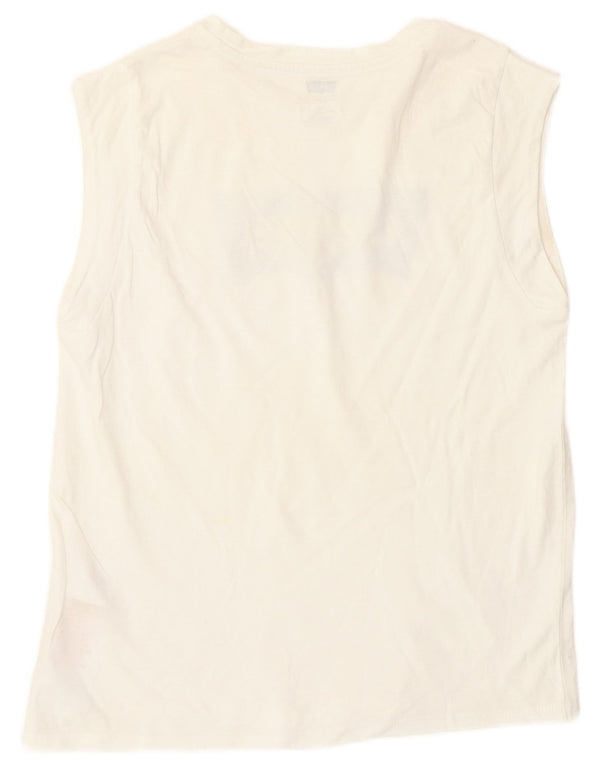 Levi's Girls Graphic Vest Top 11-12 Years White Pamuk
