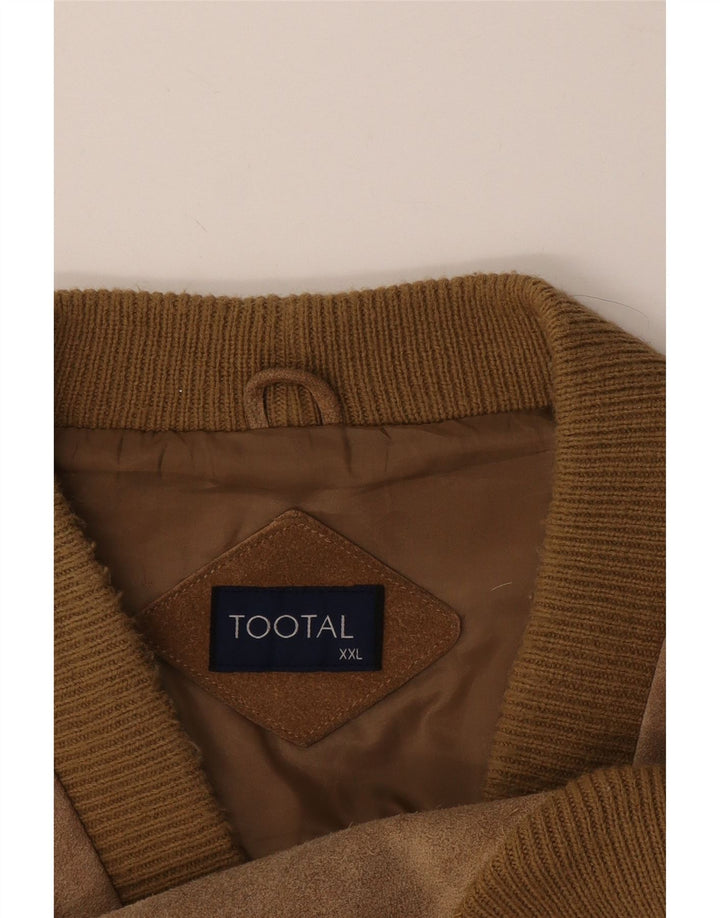 Vintage muški kardigan džemper 2XL bež