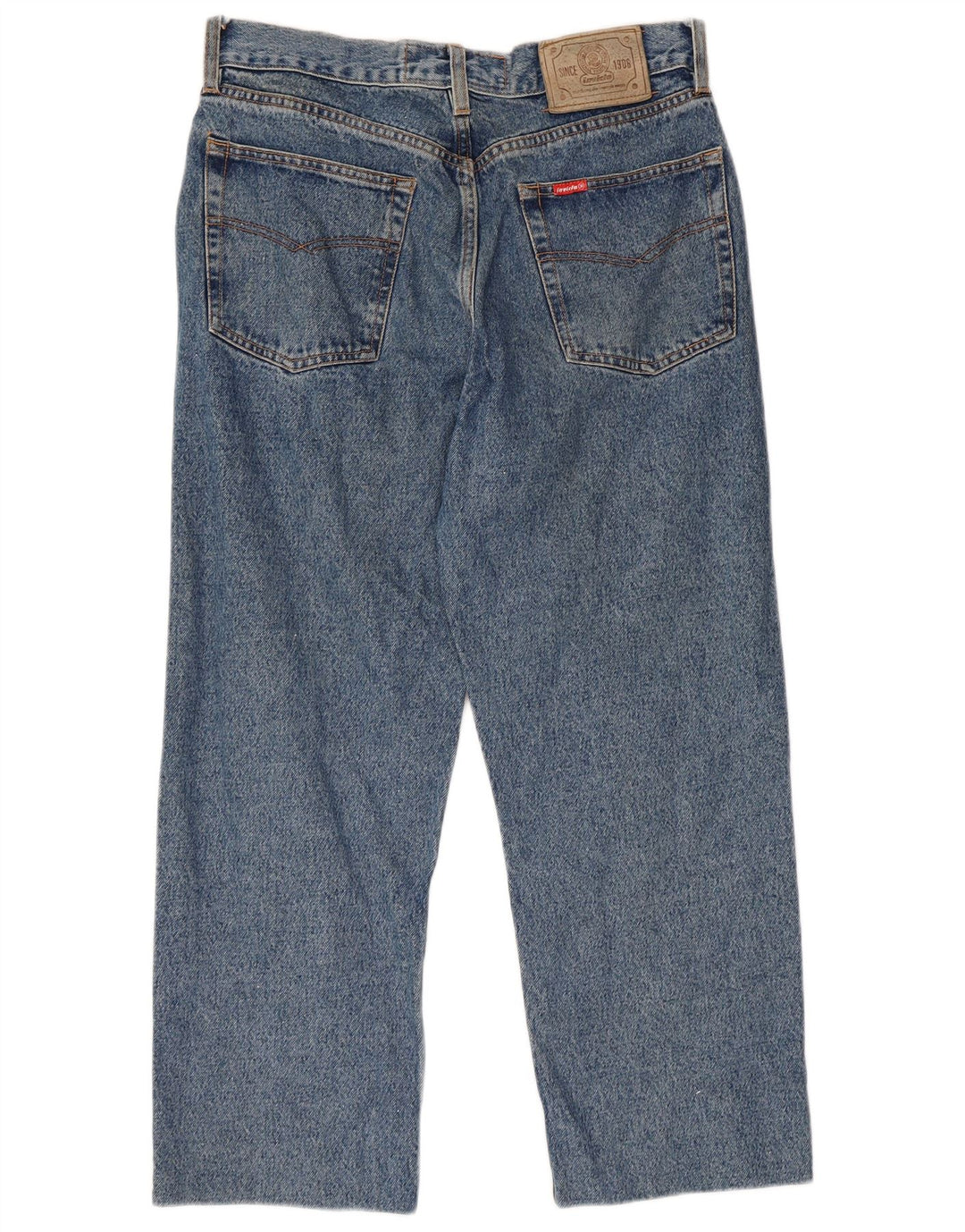 Invicta muške skraćene ravne traperice W32 L24 plavi pamuk