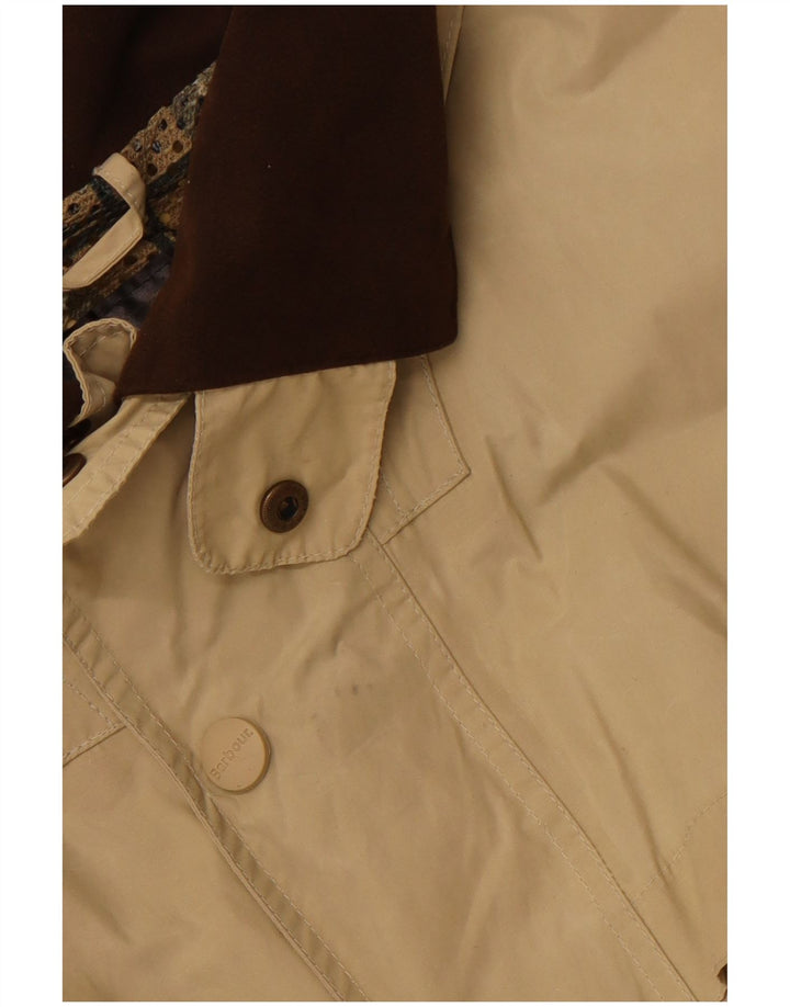 BARBOUR Muška pomoćna jakna s kapuljačom UK 36 Mala bež pamuk