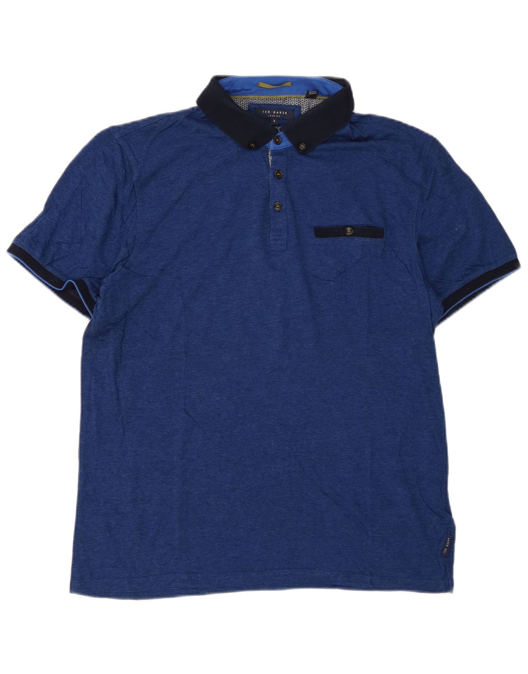 Ted Baker muška polo majica veličine 4 velika plava pamučna
