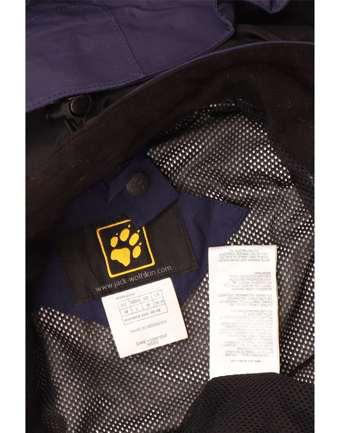 JACK WOLFSKIN Muška kišna jakna UK 36/38 srednje tamnoplava boja