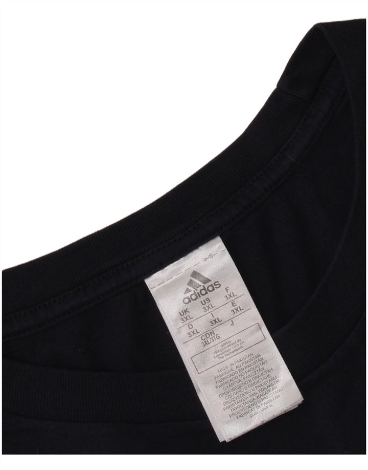 ADIDAS muška majica kratkih rukava s grafičkim motivima 3XL tamnoplavi pamuk