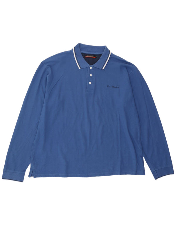 Pierre Cardin muška polo majica dugih rukava 2XL plava