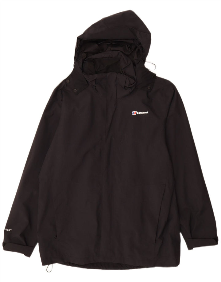 Berghaus muška kišna jakna s kapuljačom UK 42 XL crni poliamid