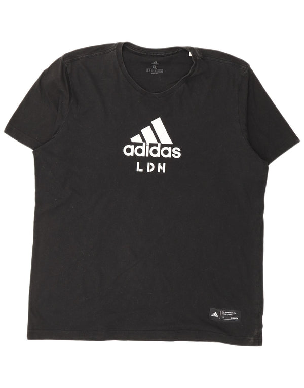 Adidas muška majica s grafičkim motivima XL, crni pamuk