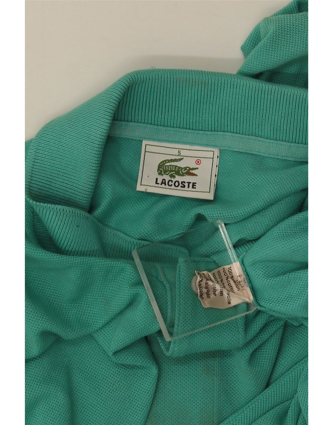 Lacoste muška polo majica veličine 5, veliki zeleni pamuk