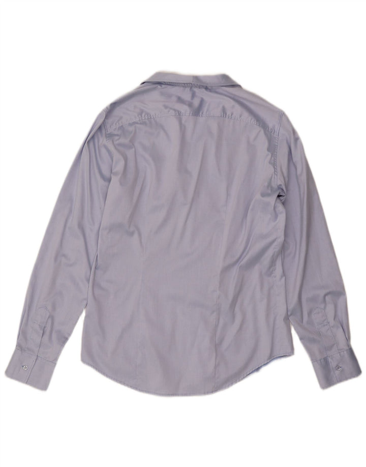 NARACAMICIE Ženska košulja UK 16 Large Blue Cotton