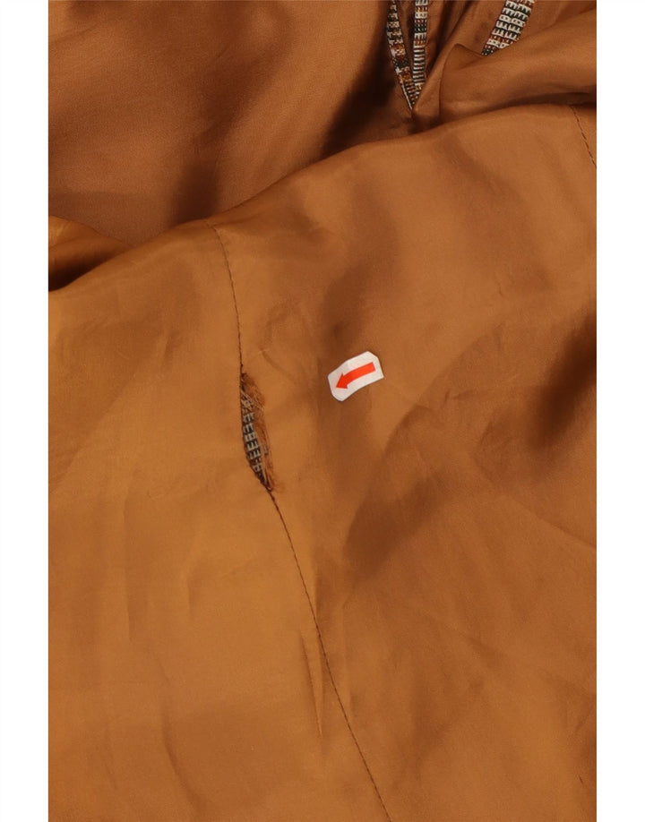 VINTAGE muška jakna sa 2 gumba UK 40 veliki sivi karirani poliester