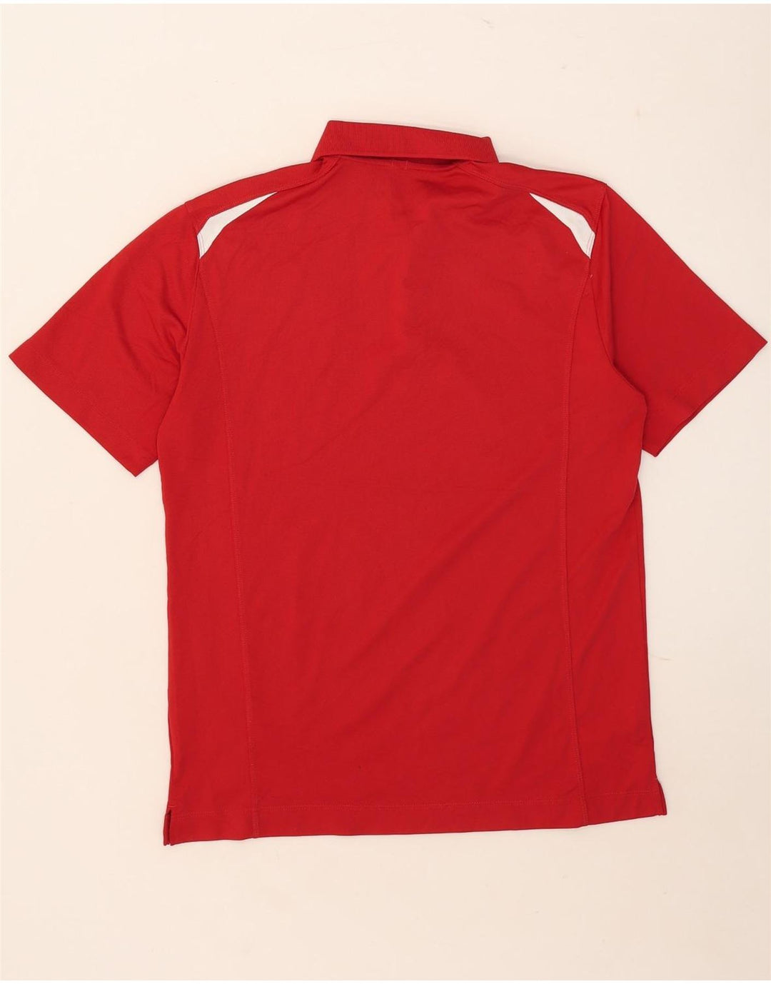 Nike muška Dri Fit polo majica srednje crvene boje od poliestera