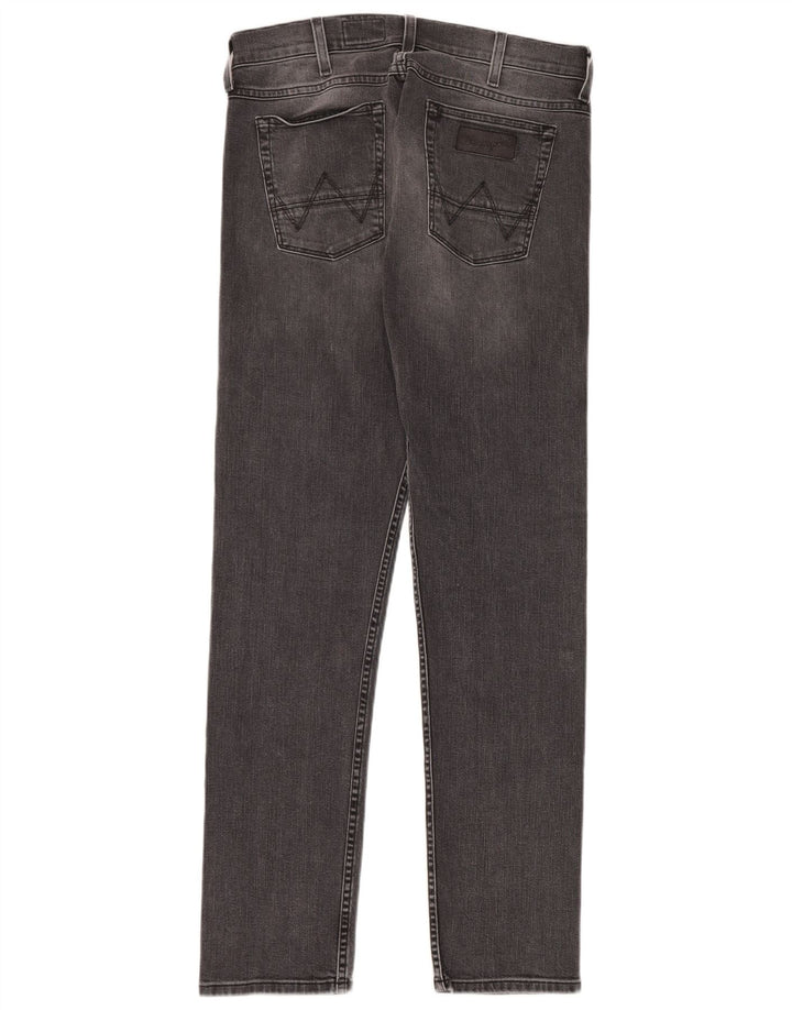 Wrangler muške Colton uske traperice W32 L34 sivi pamuk