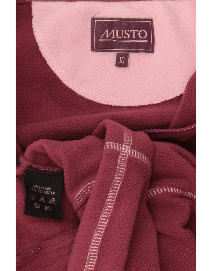 Musto ženska jakna od flisa UK 10 mali ružičasti poliester