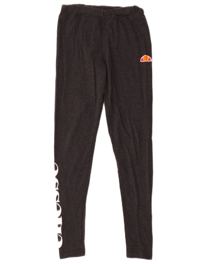 Ellesse ženske grafičke tajice UK 10 male sive pamučne