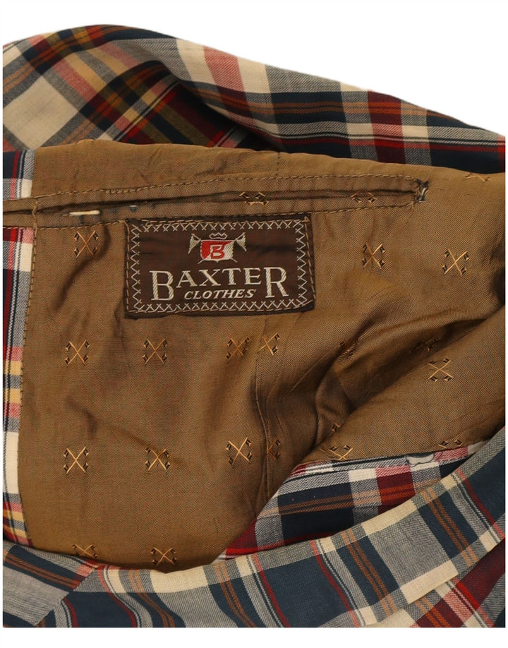 Baxter muška jakna sa 3 gumba UK 38 srednje raznobojna karirana